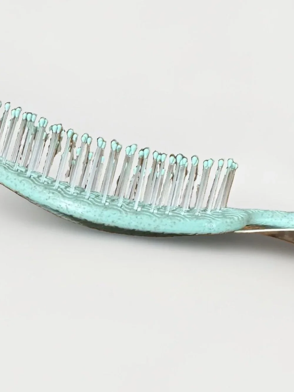 BioSilk For Dogs Detangling Grooming Pin Brush 9in Mint Green Eco Friendly New